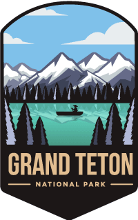 Grand Teton National Park V2 Dark Silhouette Air Freshener